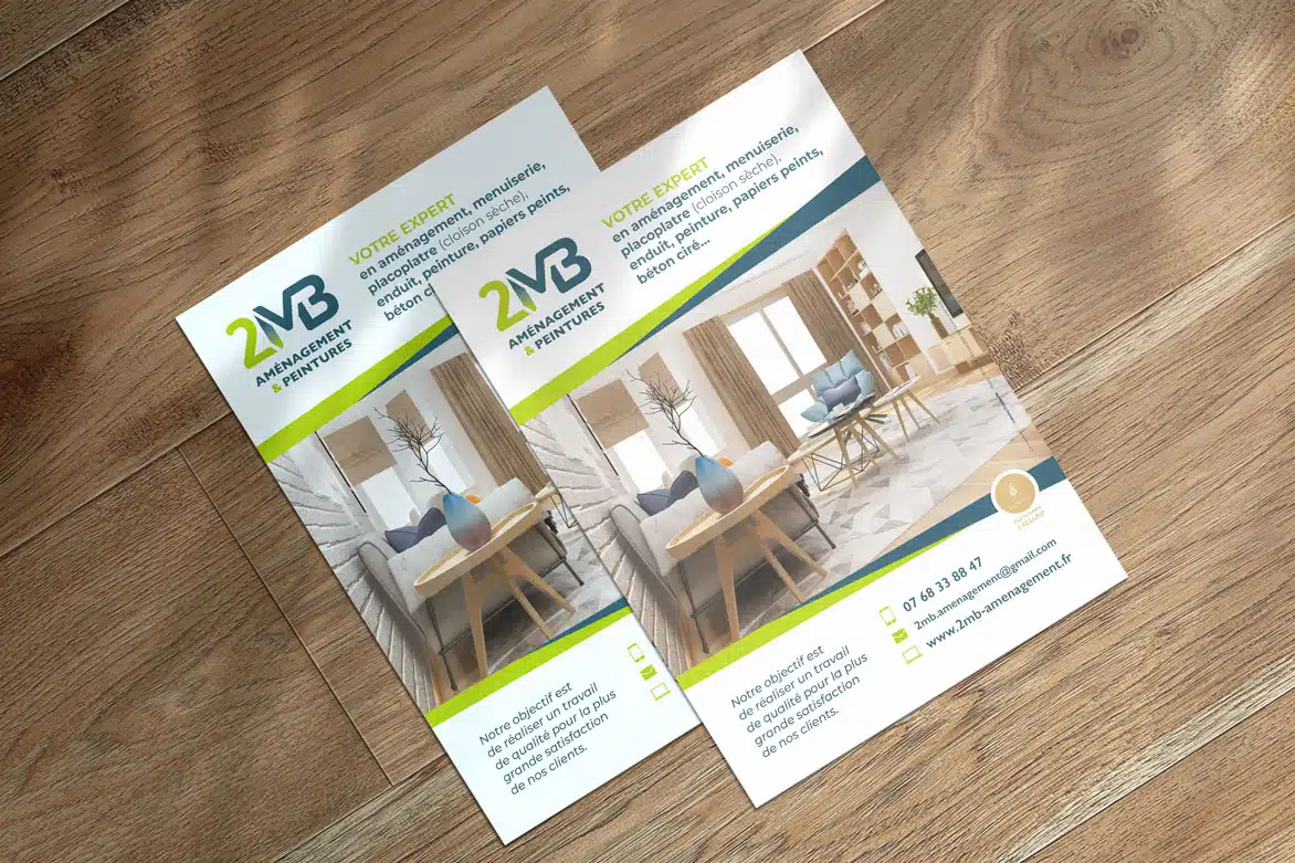 2MB Aménagement & Peintures à Nevers, expert en aménagement, menuiserie, placoplâtre (cloison sèche), enduit et peinture.