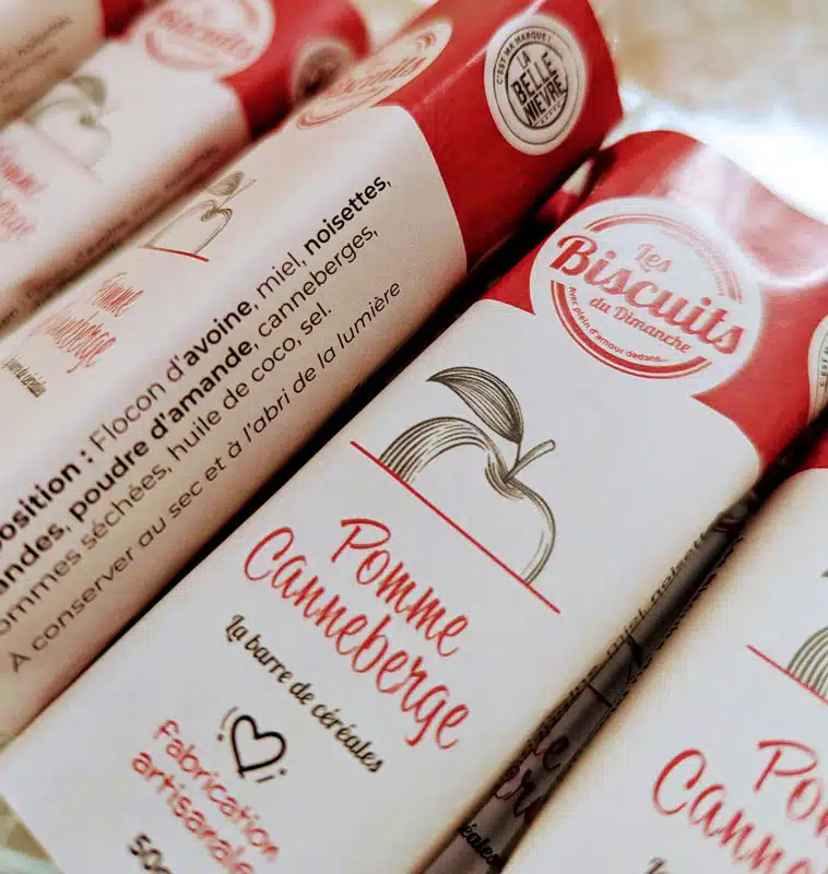 Les Biscuits du Dimanche à Nevers, fabrication artisanale de sablés, granola et barres de céréales