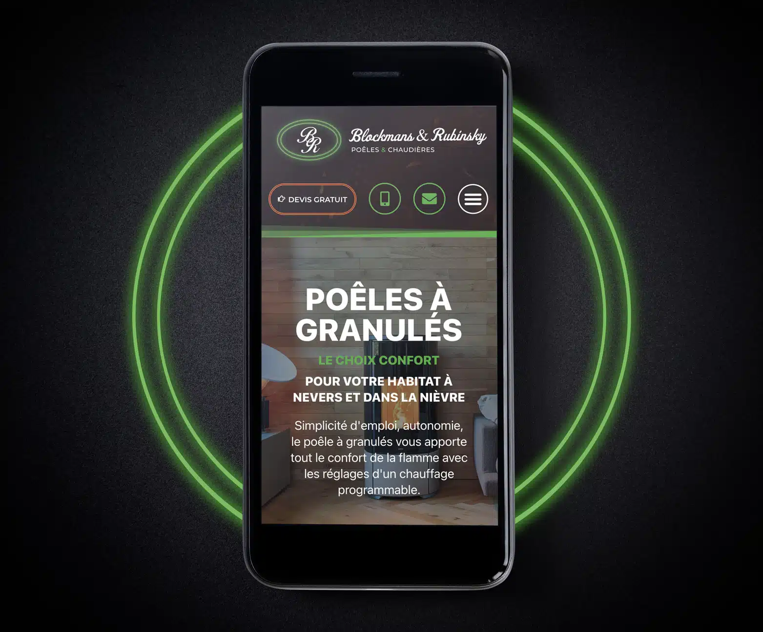 Blockmans & Rubinsky à Nevers est spécialisé dans la vente et l’installation de poêles à bois, poêles à granulés chaudières, climatisation et pompes à chaleur.