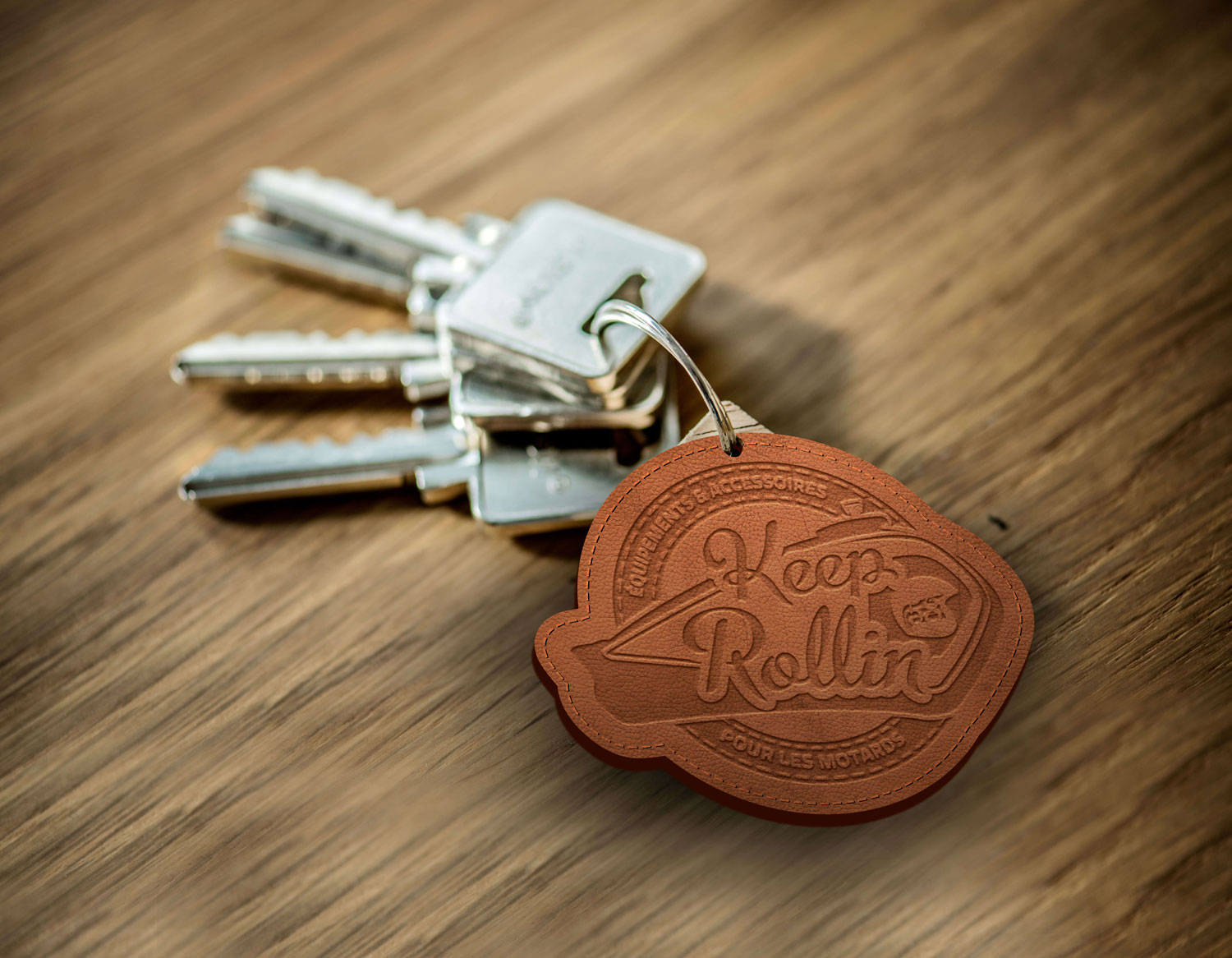 Création du logo de Keep Rollin - Equipements et accessoires moto à Nevers