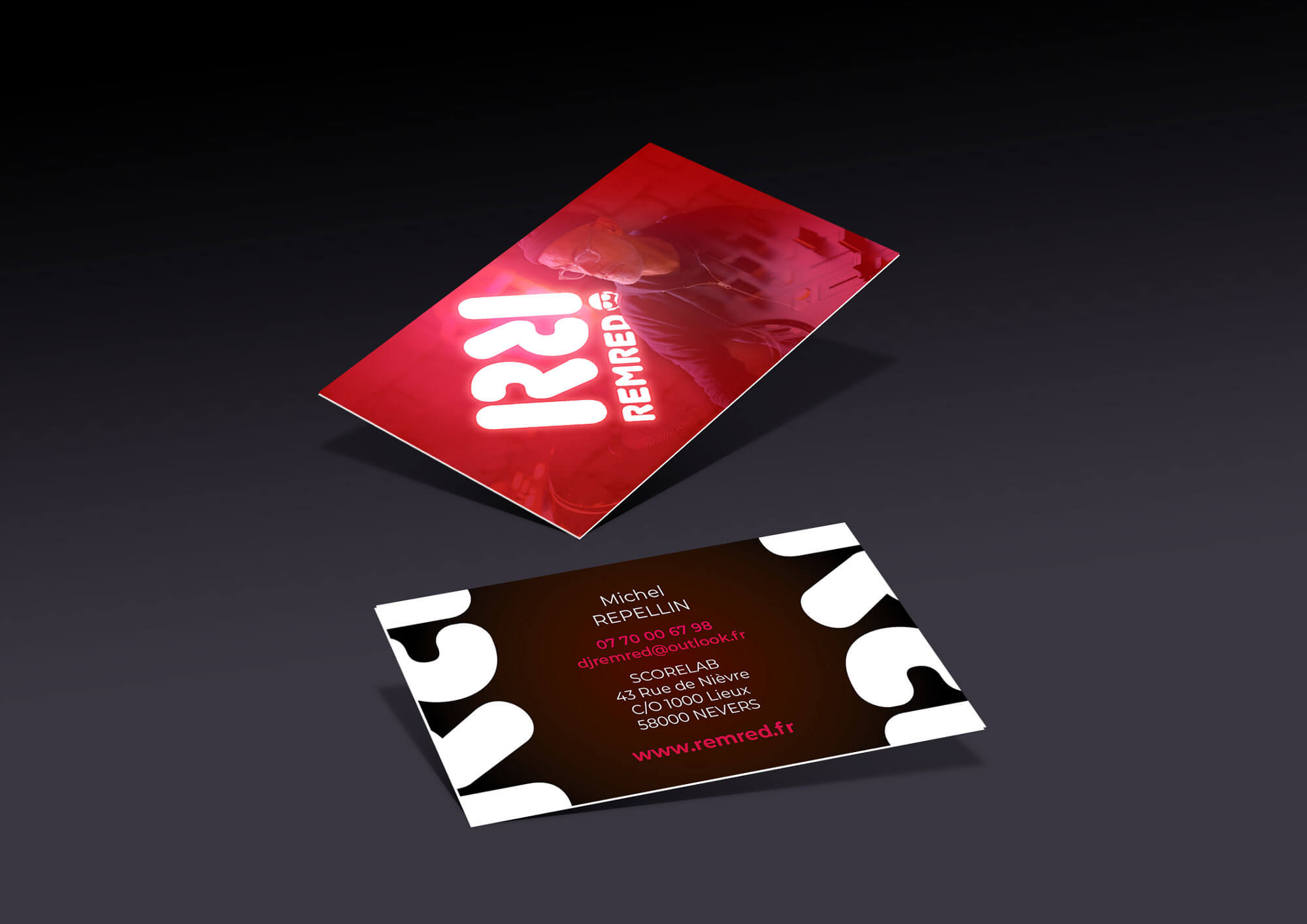 Création du site internet de RemRed - DJ indépendant à Nevers