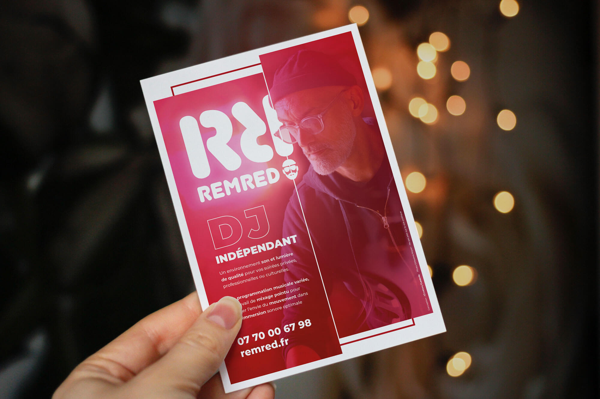 Création du site internet de RemRed - DJ indépendant à Nevers