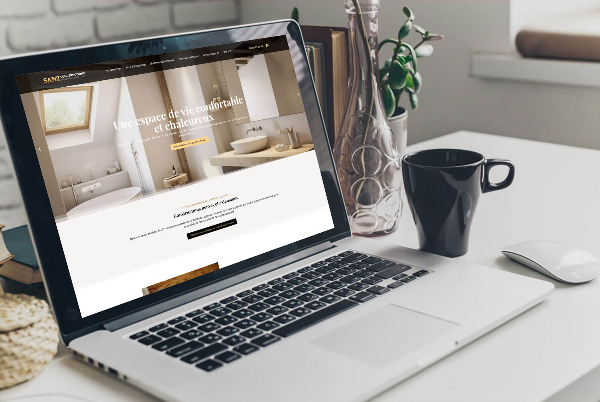 Création du site Internet Sanz à Nevers