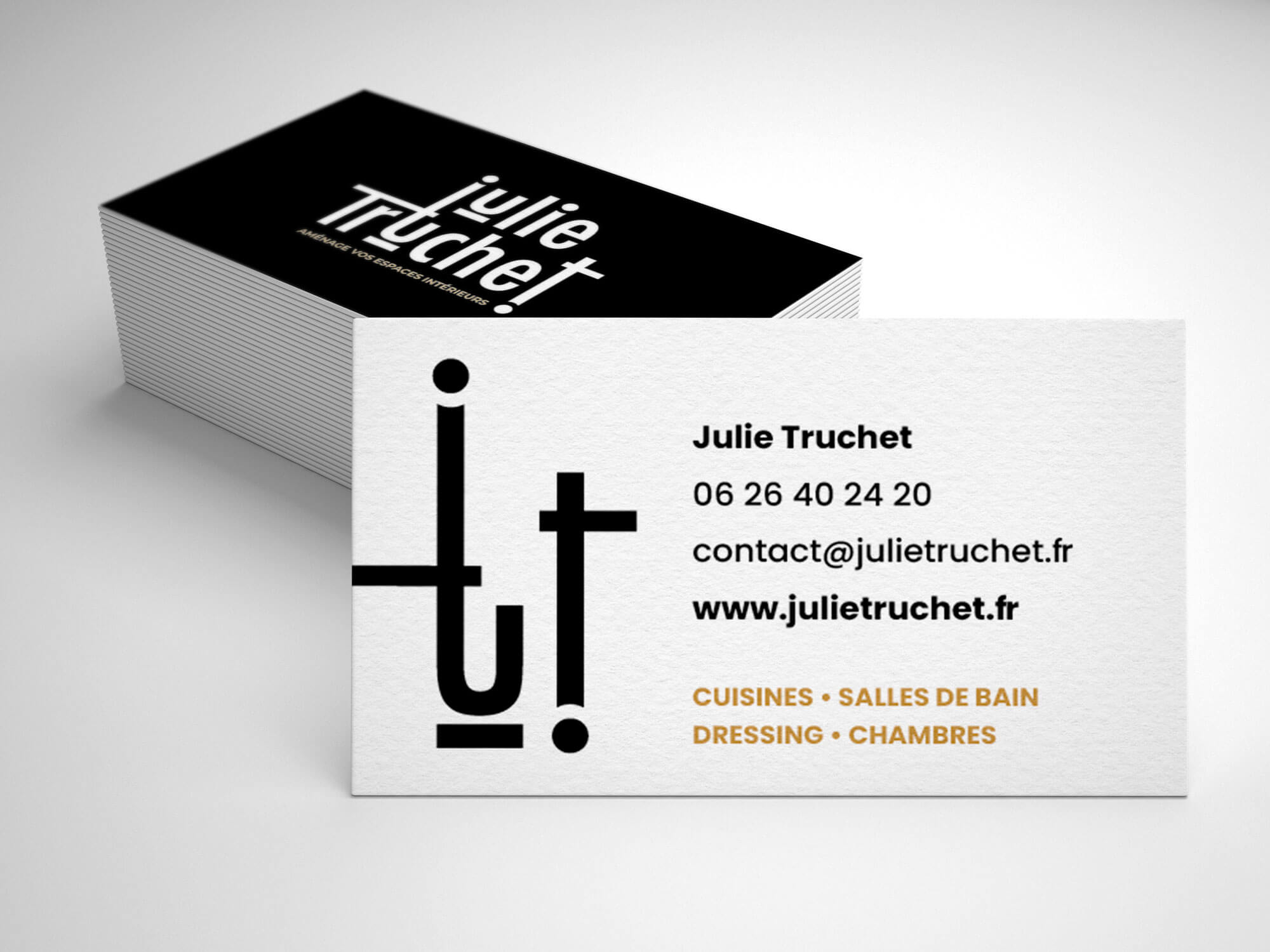 Création carte de visite pour Julie Truchet à Nevers