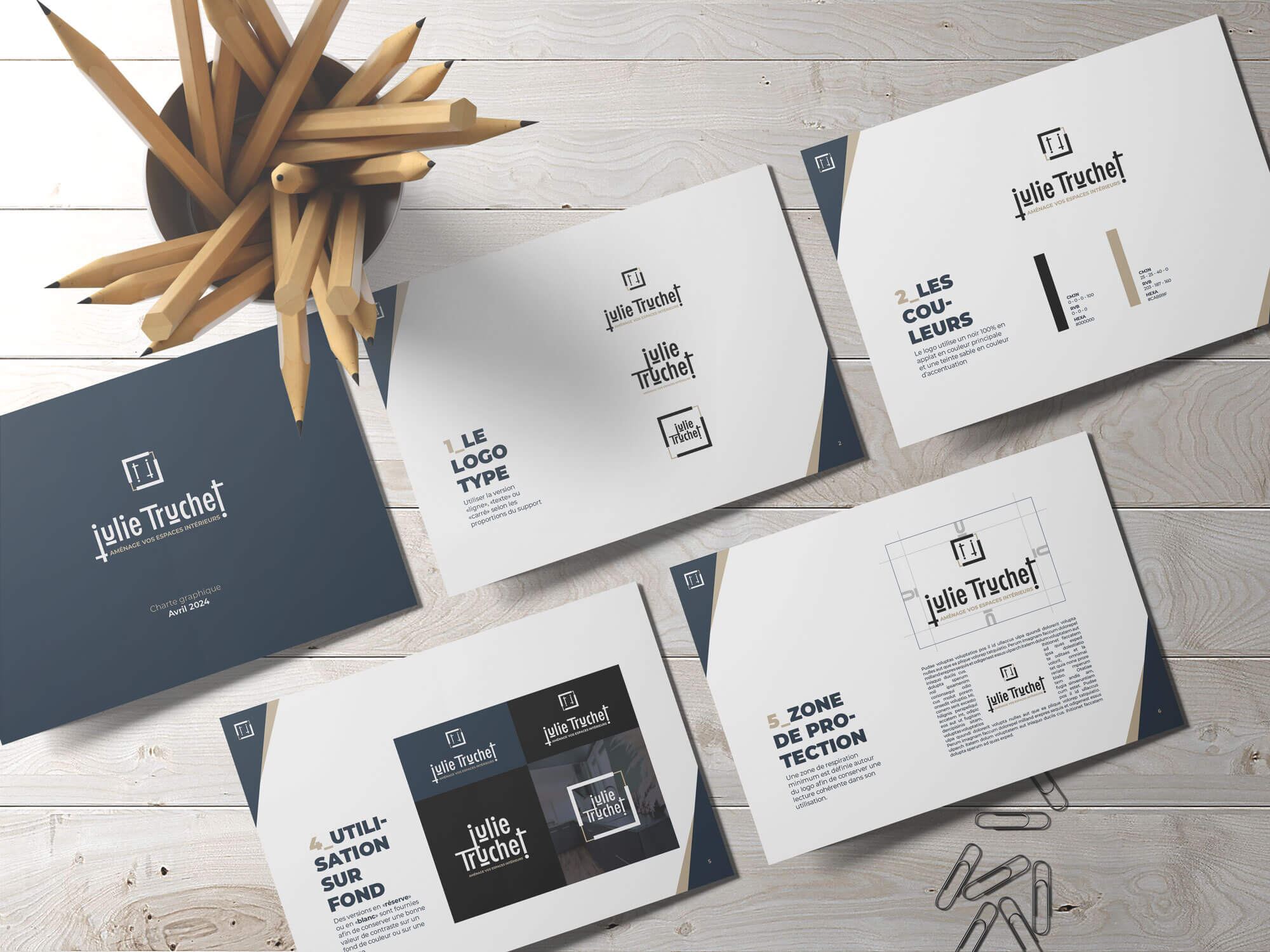 Création logo pour Julie Truchet à Nevers