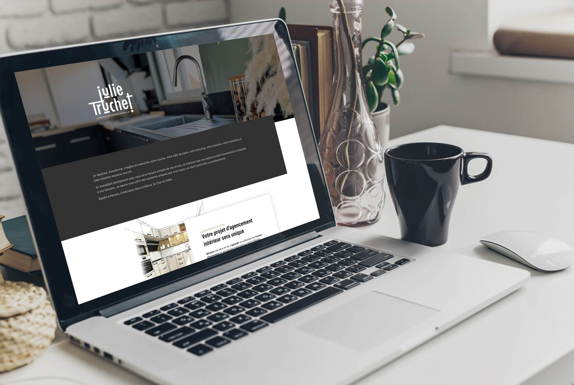 Création site internet vitrine pour Julie Truchet à Nevers