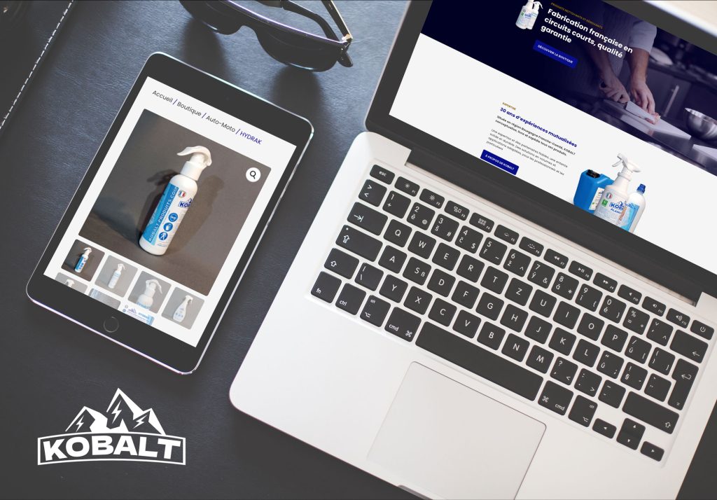 Création de site e-commerce à Nevers pour Kobalt Produits