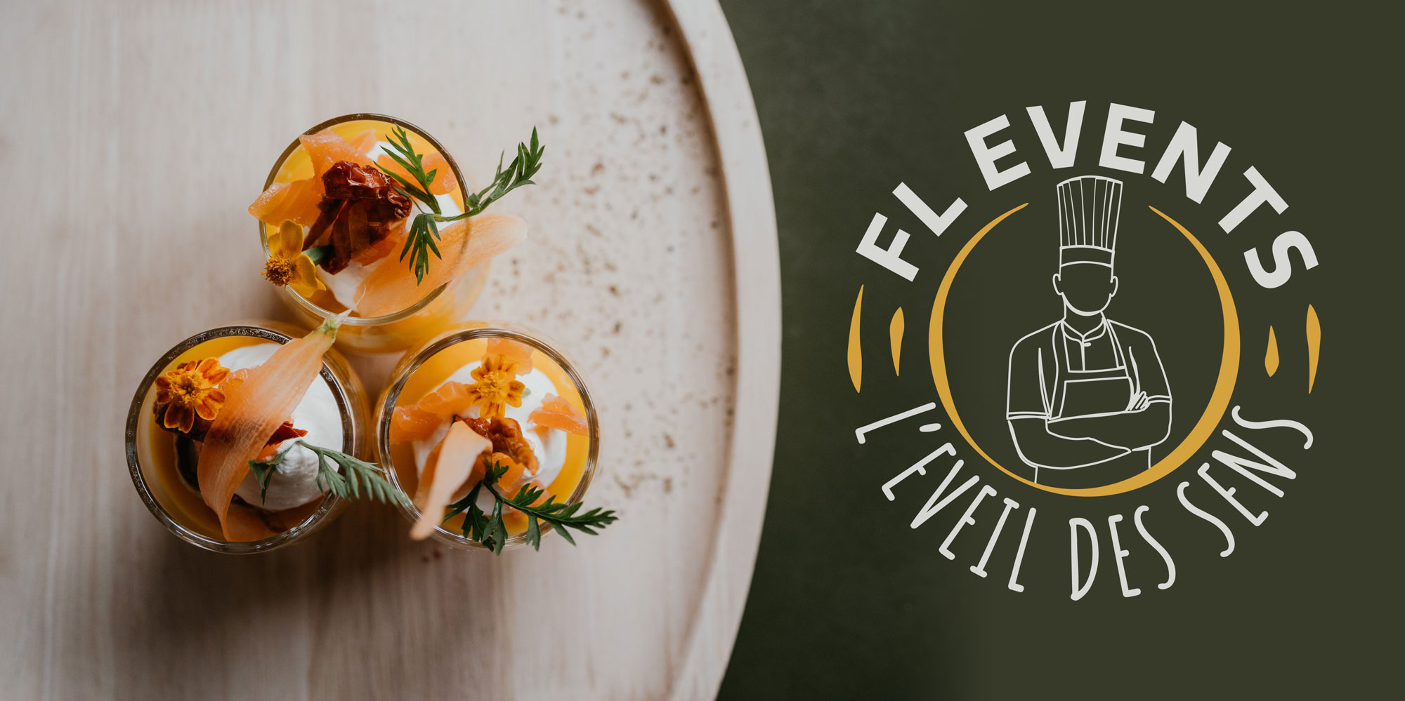 Création de logo à Nevers pour FL Events