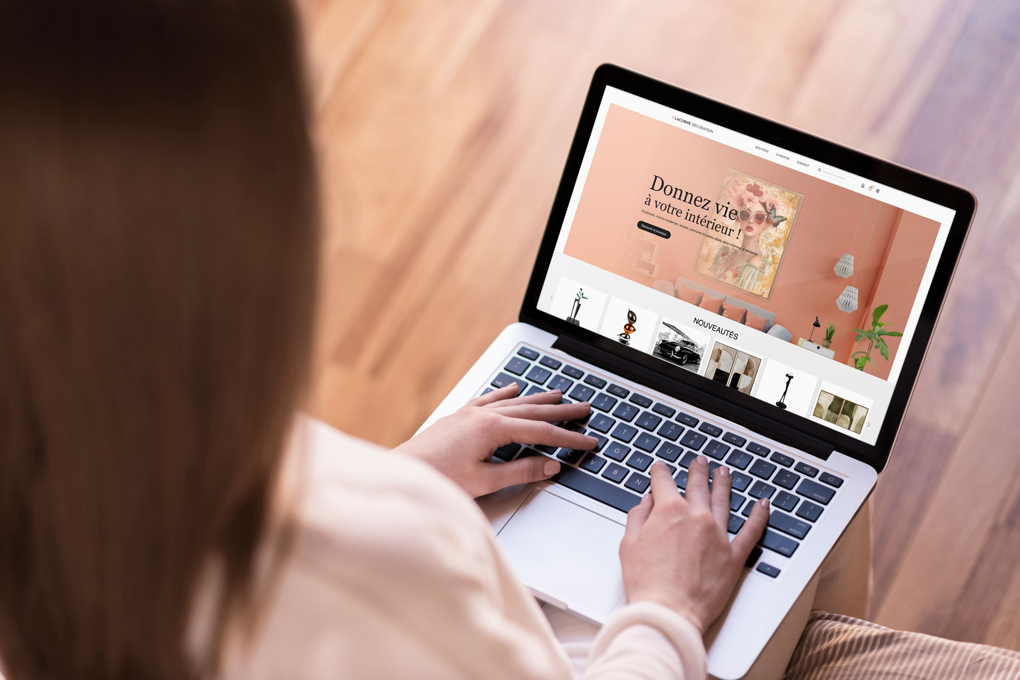 Création de site e-commerce à Nevers pour Lacorne Décoration